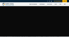 Desktop Screenshot of navysealfoundation.org